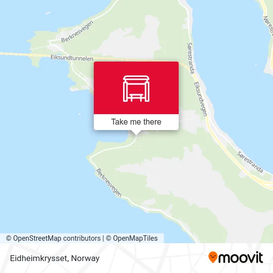 Eidheimkrysset map