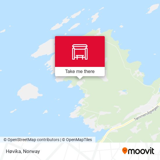 Høvika map