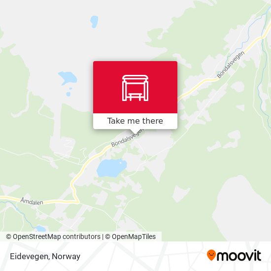 Eidevegen map