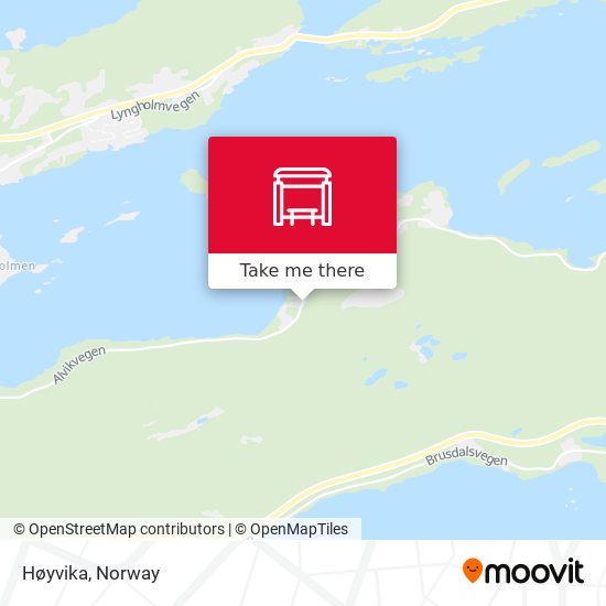 Høyvika map