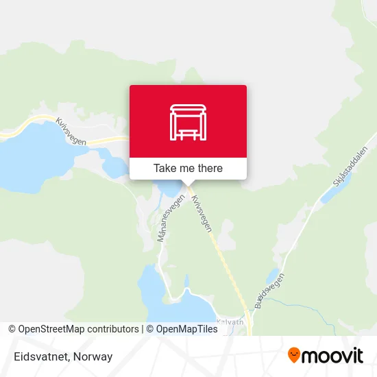 Eidsvatnet map