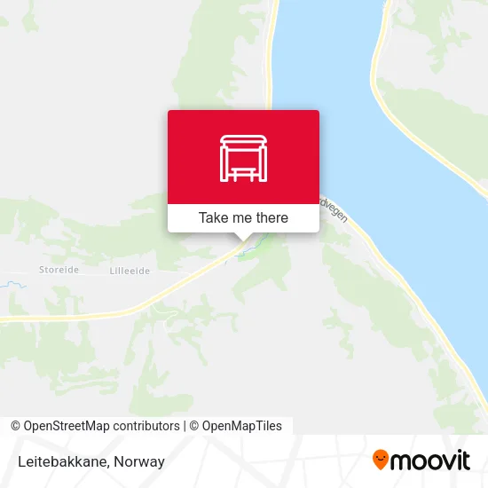 Leitebakkane map
