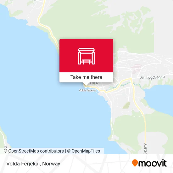 Volda Ferjekai map