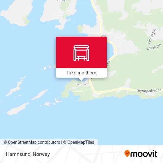 Hamnsund map