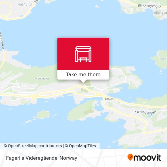 Fagerlia Videregående map