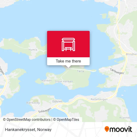Hankanekrysset map