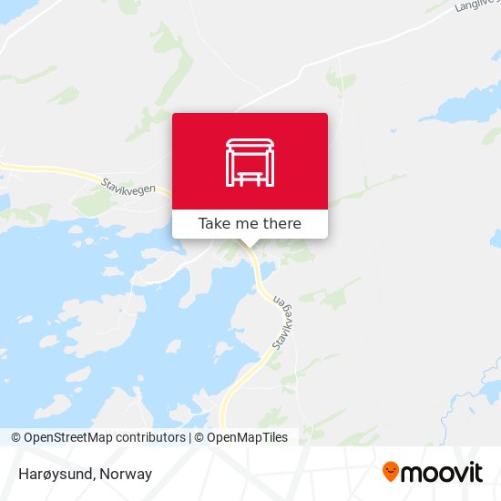 Harøysund map