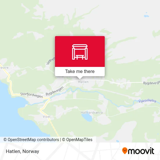 Hatlen map