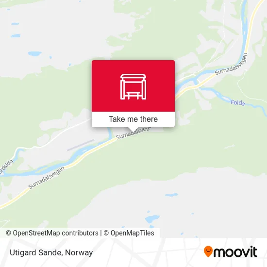 Utigard Sande map