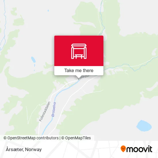 Årsæter map