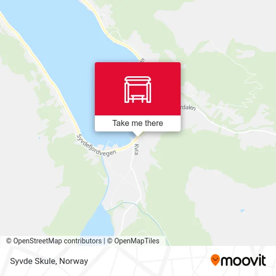Syvde Skule map