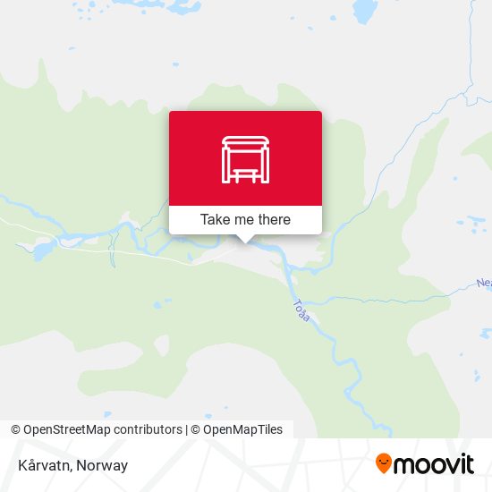 Kårvatn map