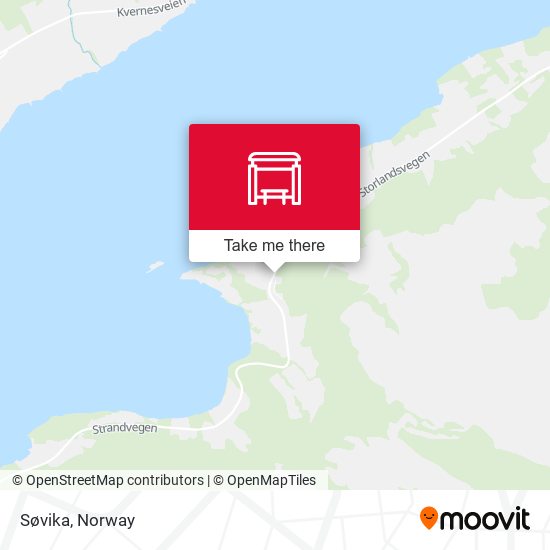 Søvika map