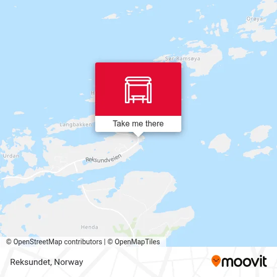 Reksundet map