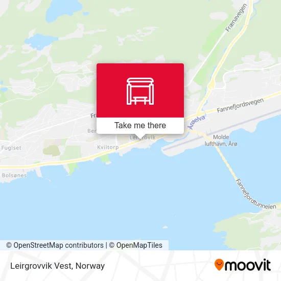 Leirgrovvik Vest map