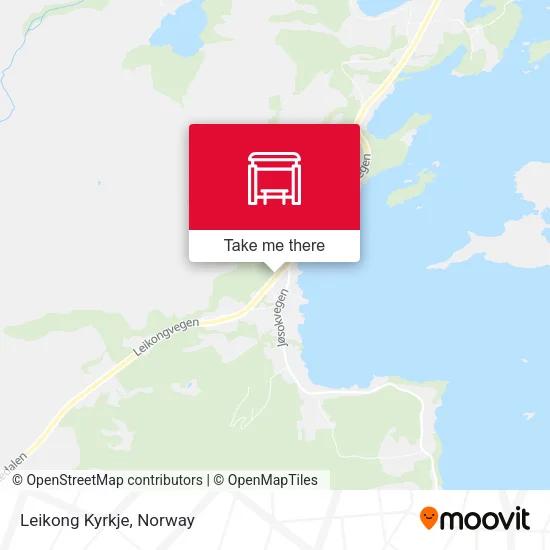 Leikong Kyrkje map