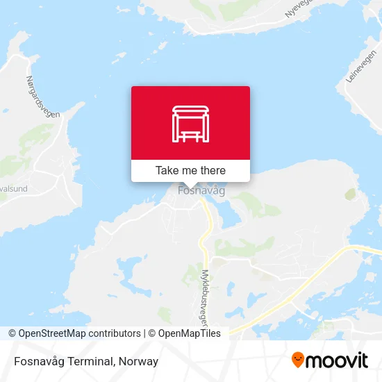 Fosnavåg Terminal map