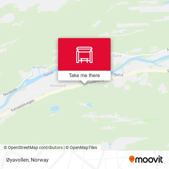 Øyavollen map