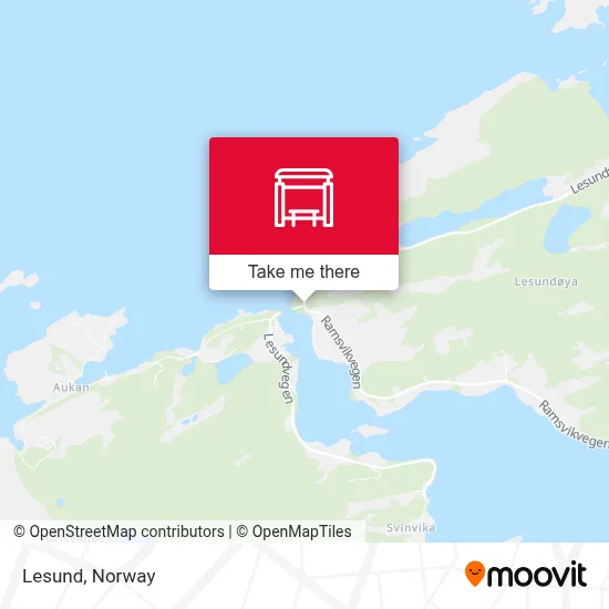 Lesund map