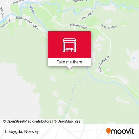 Liabygda map