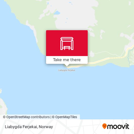 Liabygda Ferjekai map