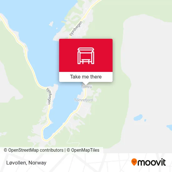 Løvollen map