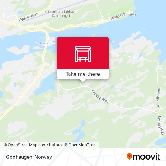 Godhaugen map