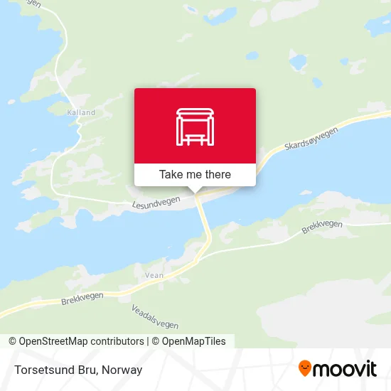 Torsetsund Bru map