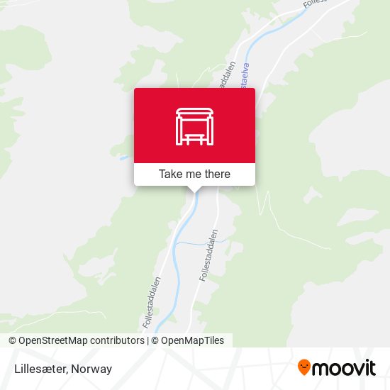 Lillesæter map