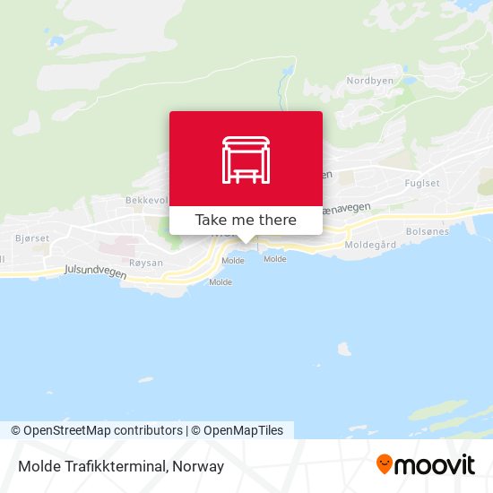 Molde Trafikkterminal map