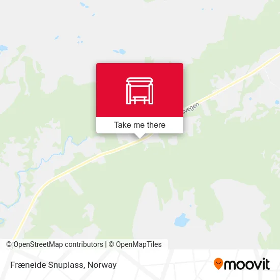 Fræneide Snuplass map