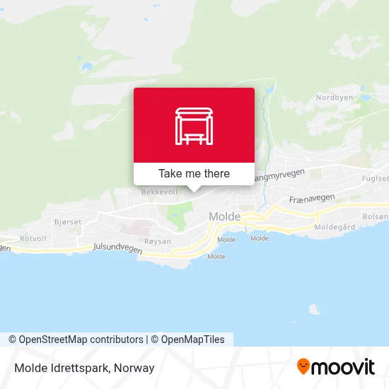 Molde Idrettspark map