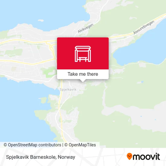 Spjelkavik Barneskole map