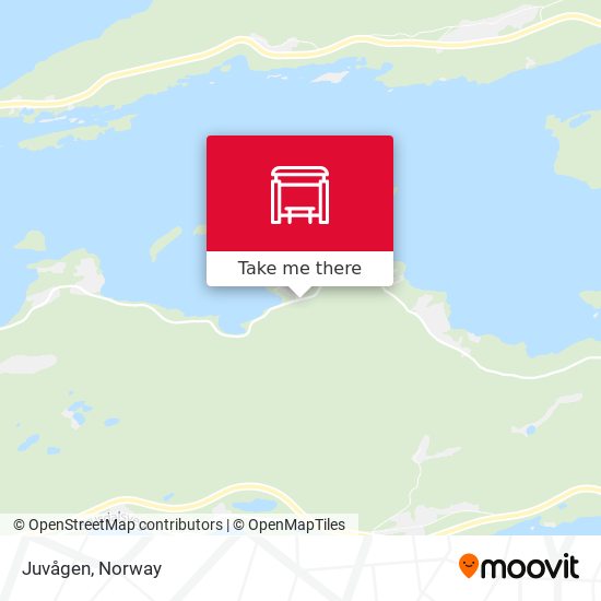 Juvågen map