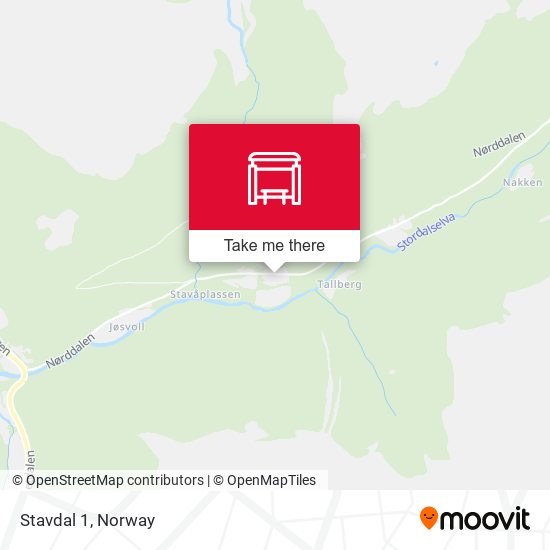 Stavdal 1 map