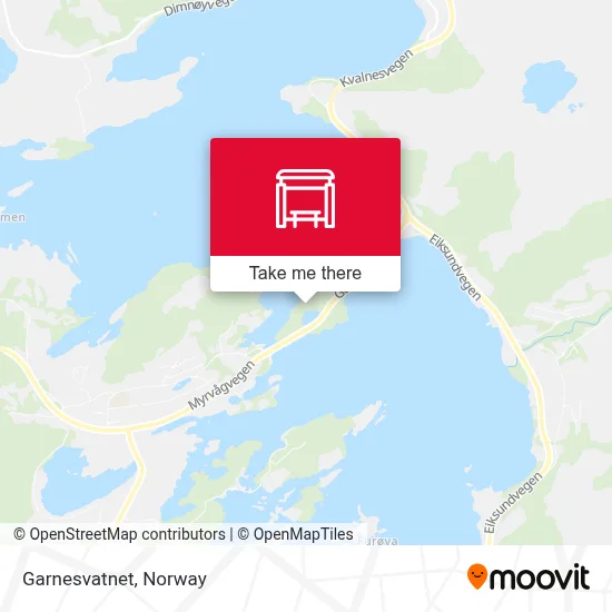Garnesvatnet map