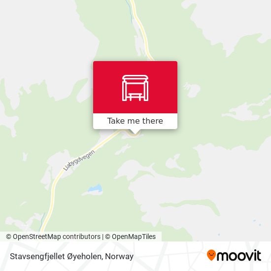 Stavsengfjellet Øyeholen map