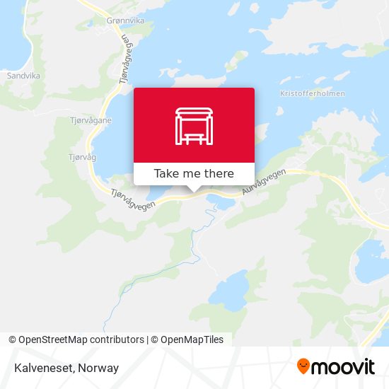 Kalveneset map