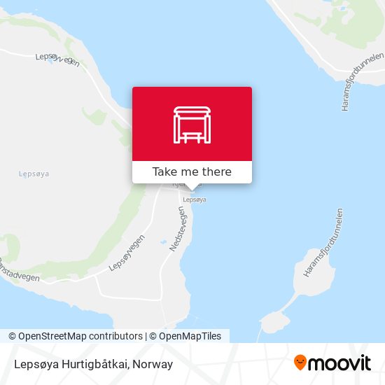 Lepsøya Hurtigbåtkai map