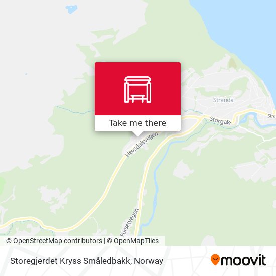 Storegjerdet Kryss Småledbakk map