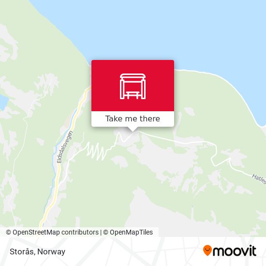 Storås map