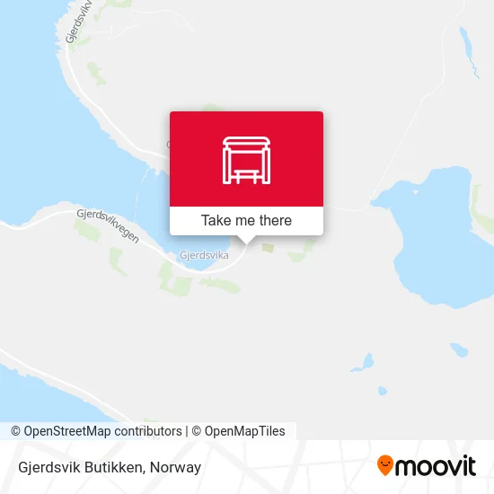 Gjerdsvik Butikken map