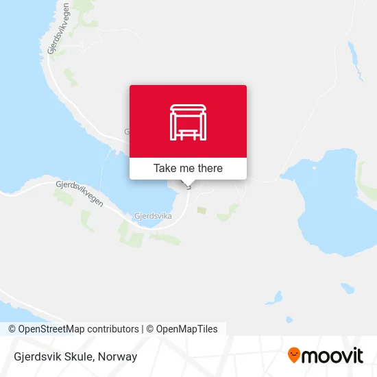 Gjerdsvik Skule map