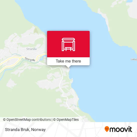 Stranda Bruk map