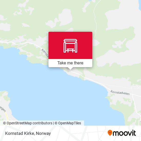 Kornstad Kirke map