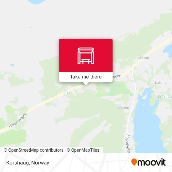 Korshaug map