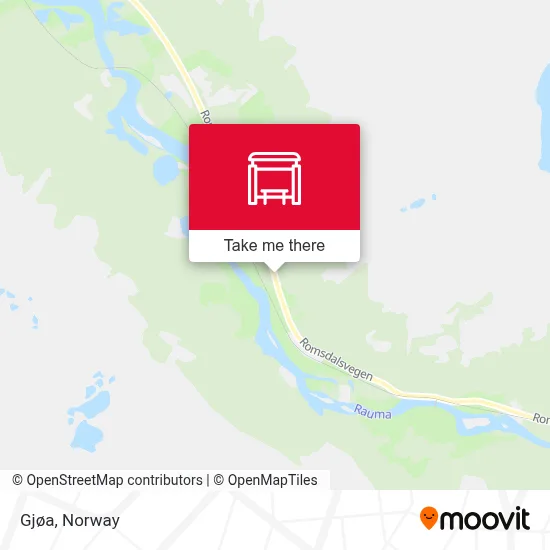 Gjøa map