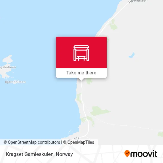 Kragset Gamleskulen map