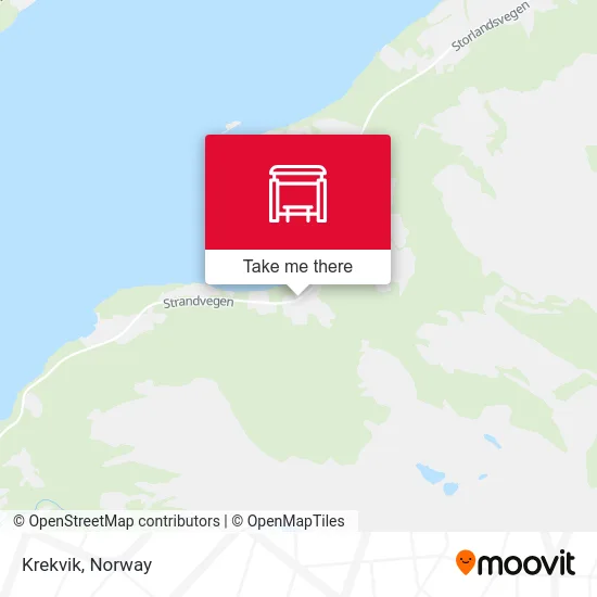 Krekvik map