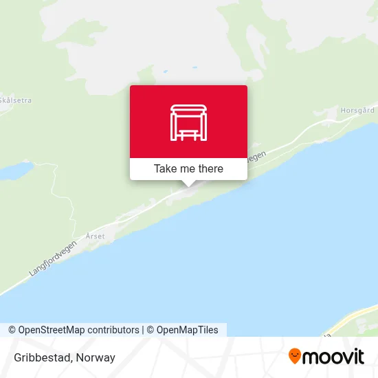 Gribbestad map